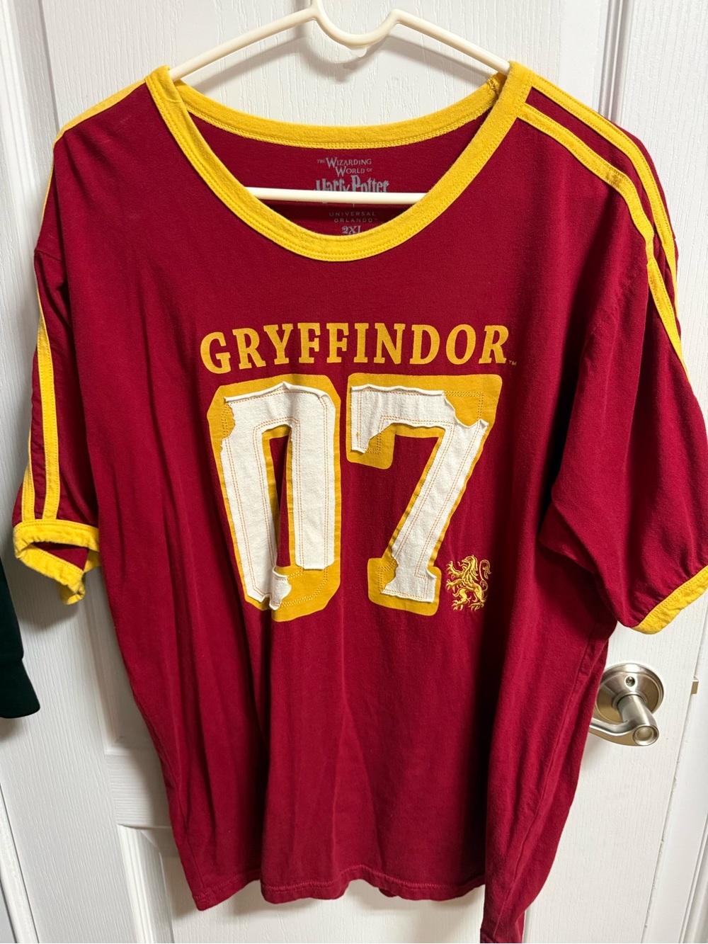 Warner Bros. Gryffindor Red and Gold '07 Tee